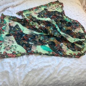 Front Row scarf blind fox